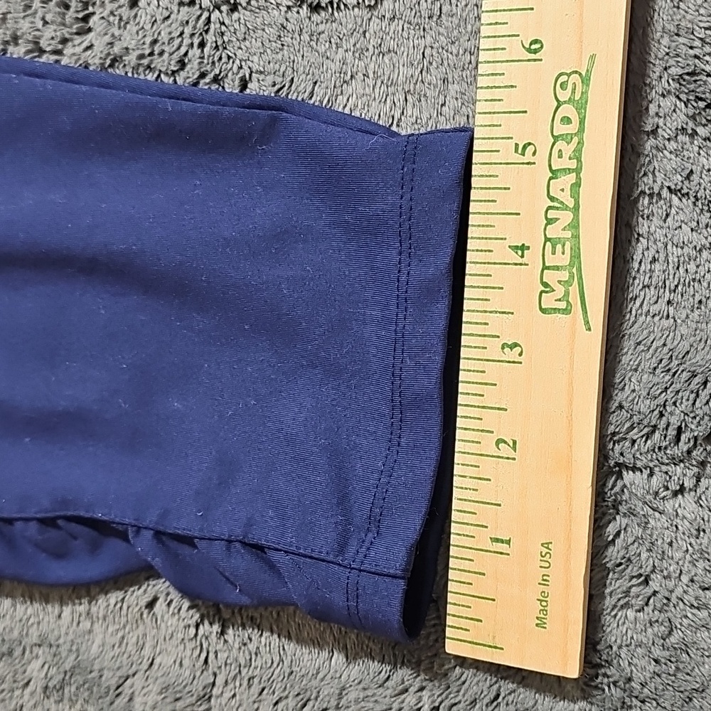 Zenergy By Chicos Athleisure Pull On Pants Elastic Waist Blue Size 2 US L - Picture 5 of 9